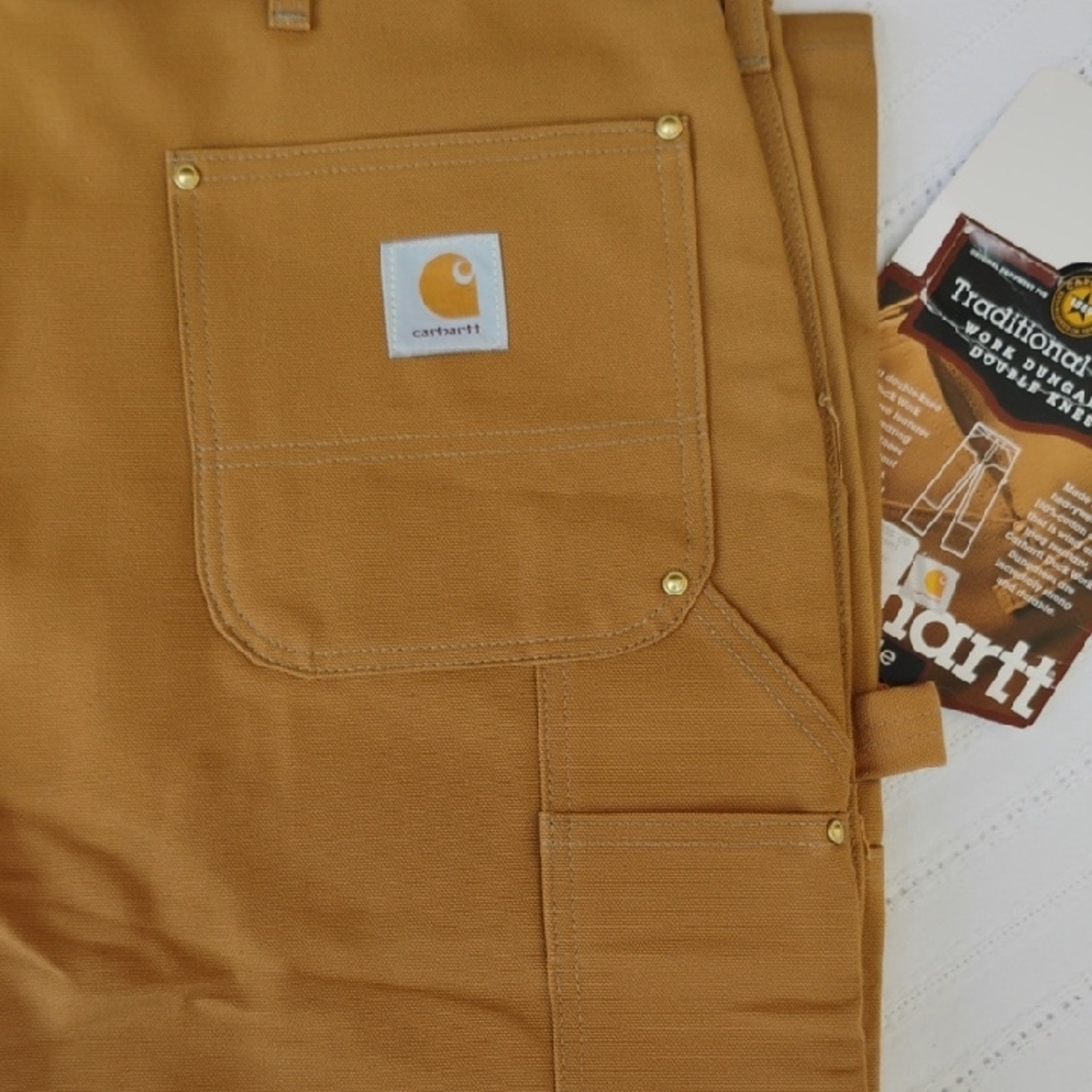 Carhartt Men's Tan Work Pants Size 40x28
